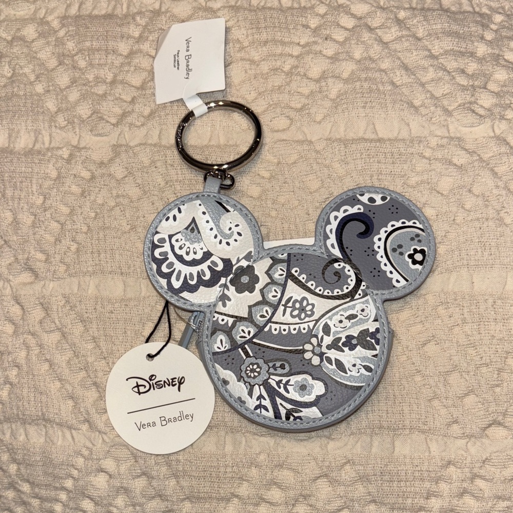 Disney Vera Bradley Mickey Mouse zipper bag charm